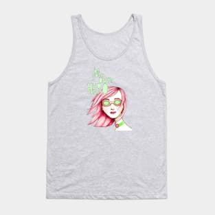 Be Your Own Hero (Pink & Green) Tank Top